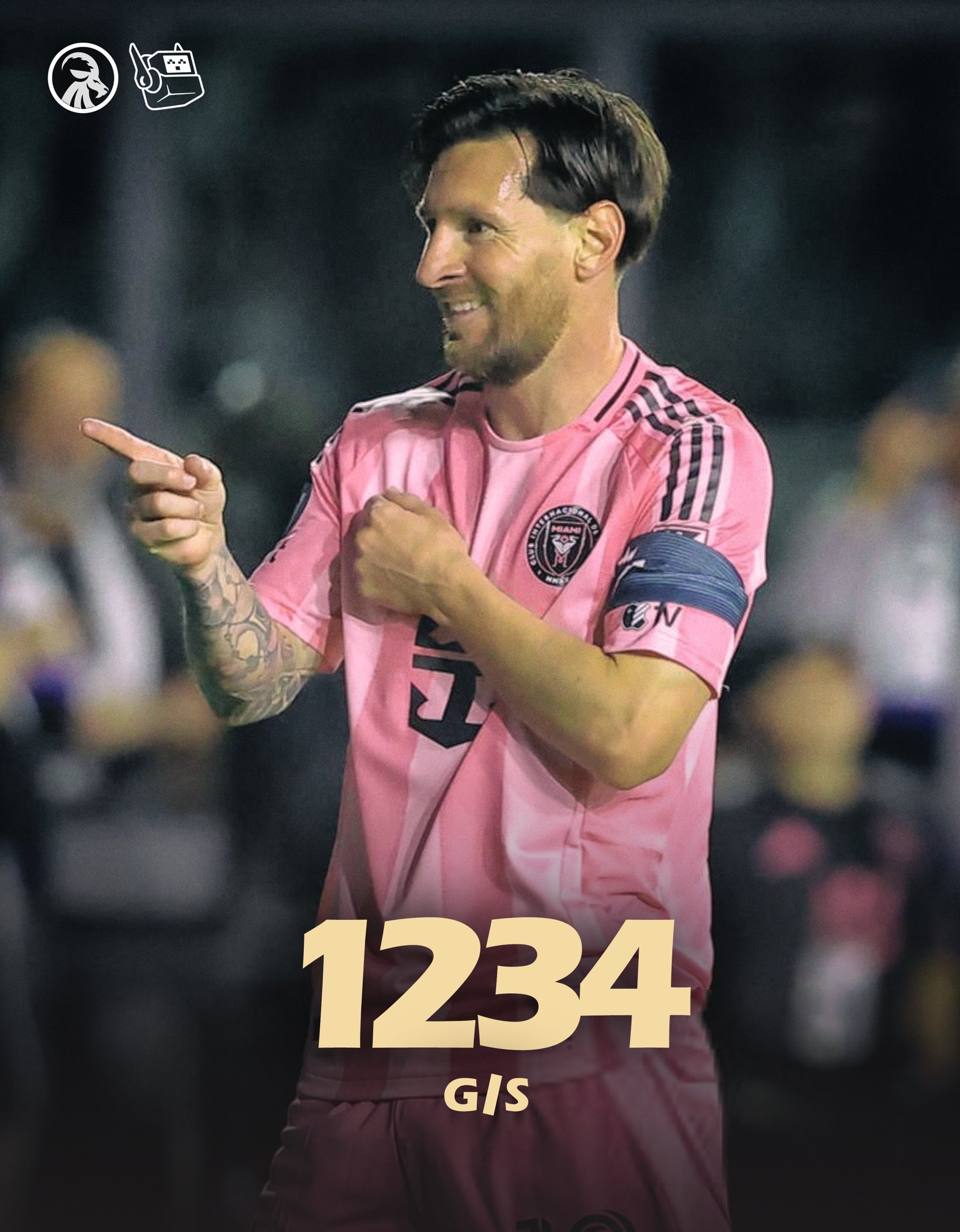 回归即进球!37岁梅西生涯目前853球381助,参与进球数1234球!